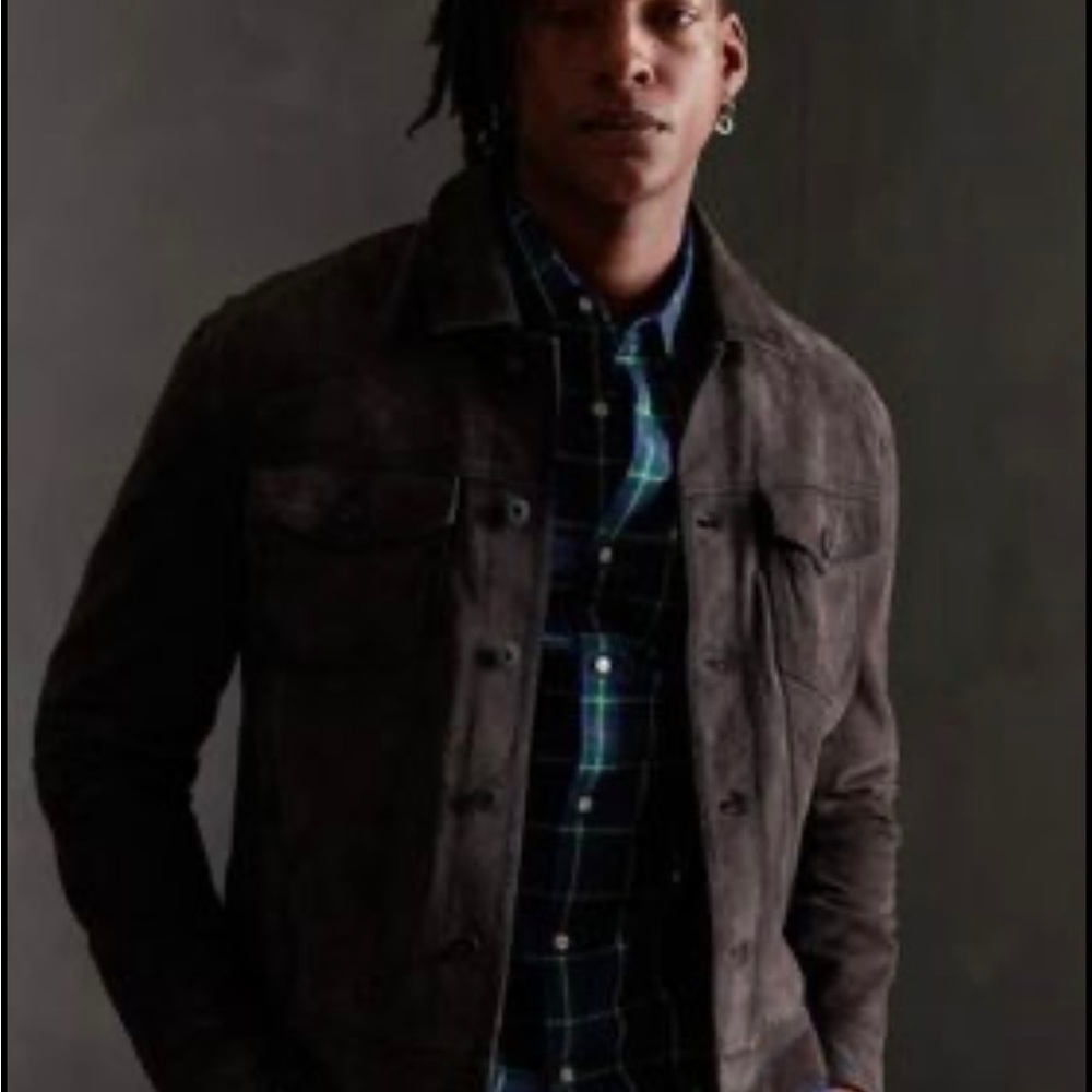 Superdry Suede Highwayman Trucker Jacket